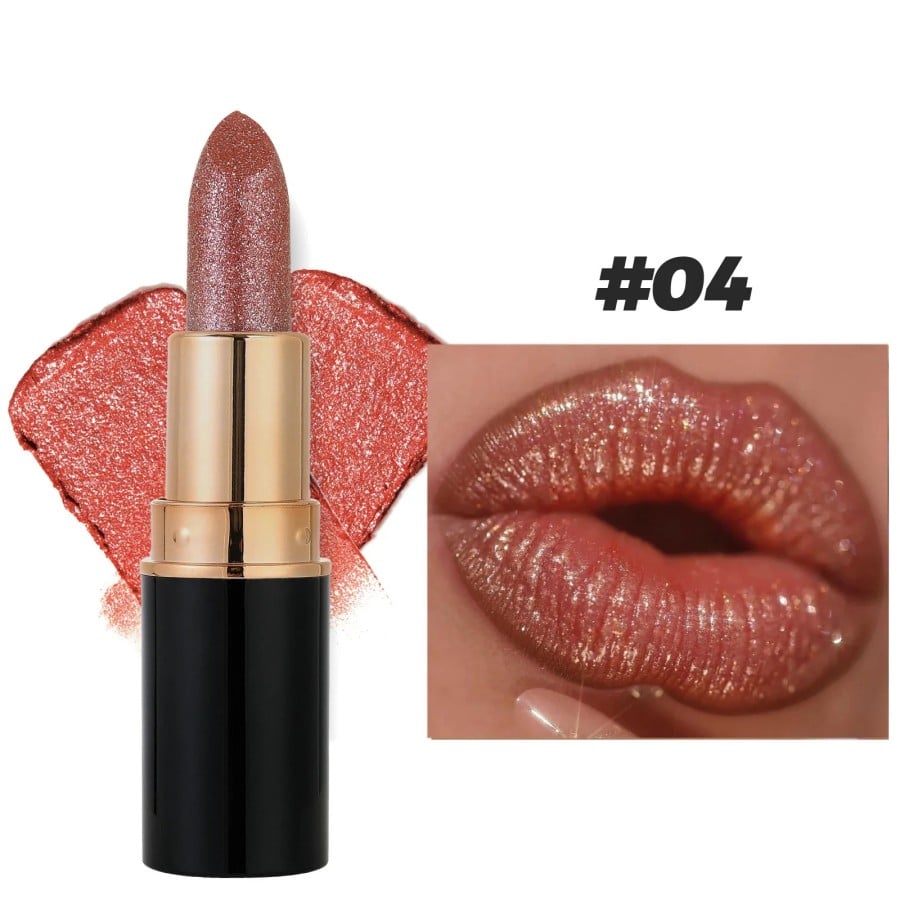 Diamond Lip Gloss Glitter Lipstick Waterproof