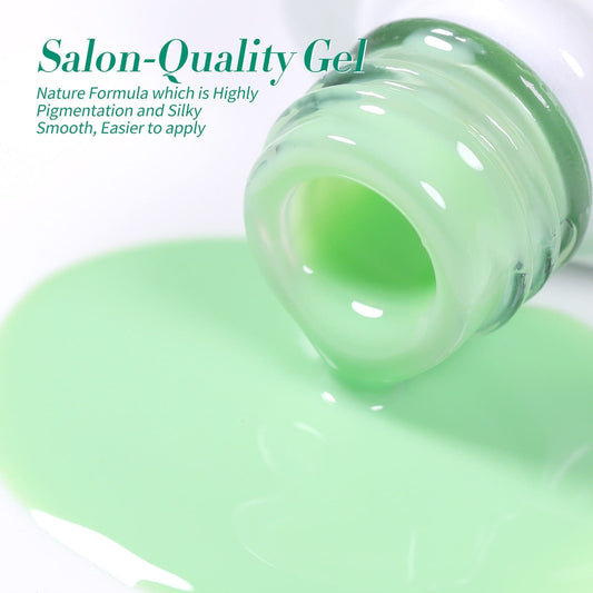 6 Colors Jelly Magnetic Gel Polish Set Fireflies Forest 7ml