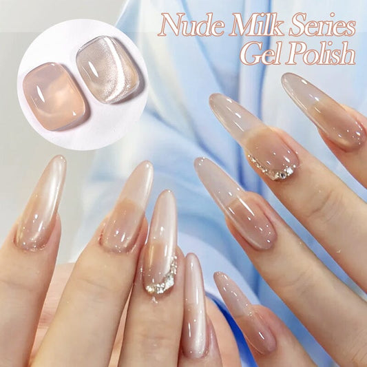 6 Colors Nude Milk Gel Polish Set 05 10ml