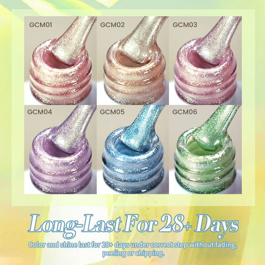 6 Colors Green Cat Magnetic Gel Wizard of Oz 10ml