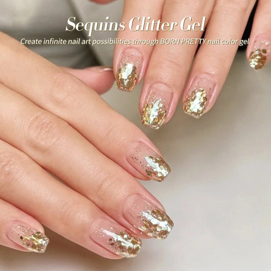 6 Colors Glitter Gel Polish Set S13 Holiday 7ml