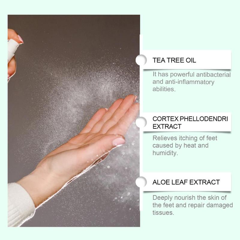 Herbal Antimicrobial Foot Spray with Tea Tree Oil, 100ml