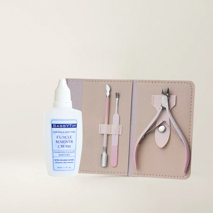 Pro Cuticle  Kit: Precision Scissors & Cuticle  Cream
