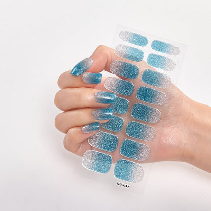 💅SEMICURED UV GEL NAIL STICKERS KIT