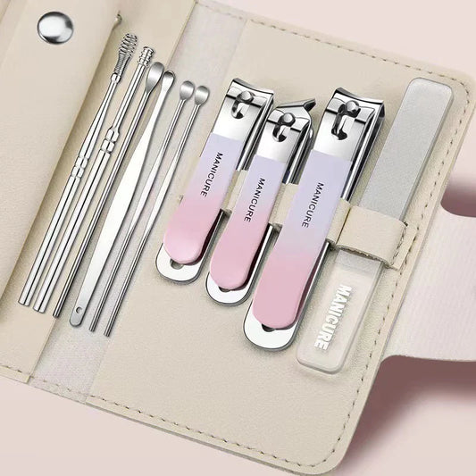 💼 10-Piece Nail Care Set – All-in-One Grooming Essentials