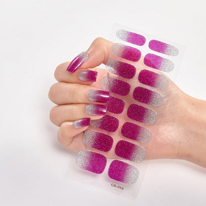 💅SEMICURED UV GEL NAIL STICKERS KIT