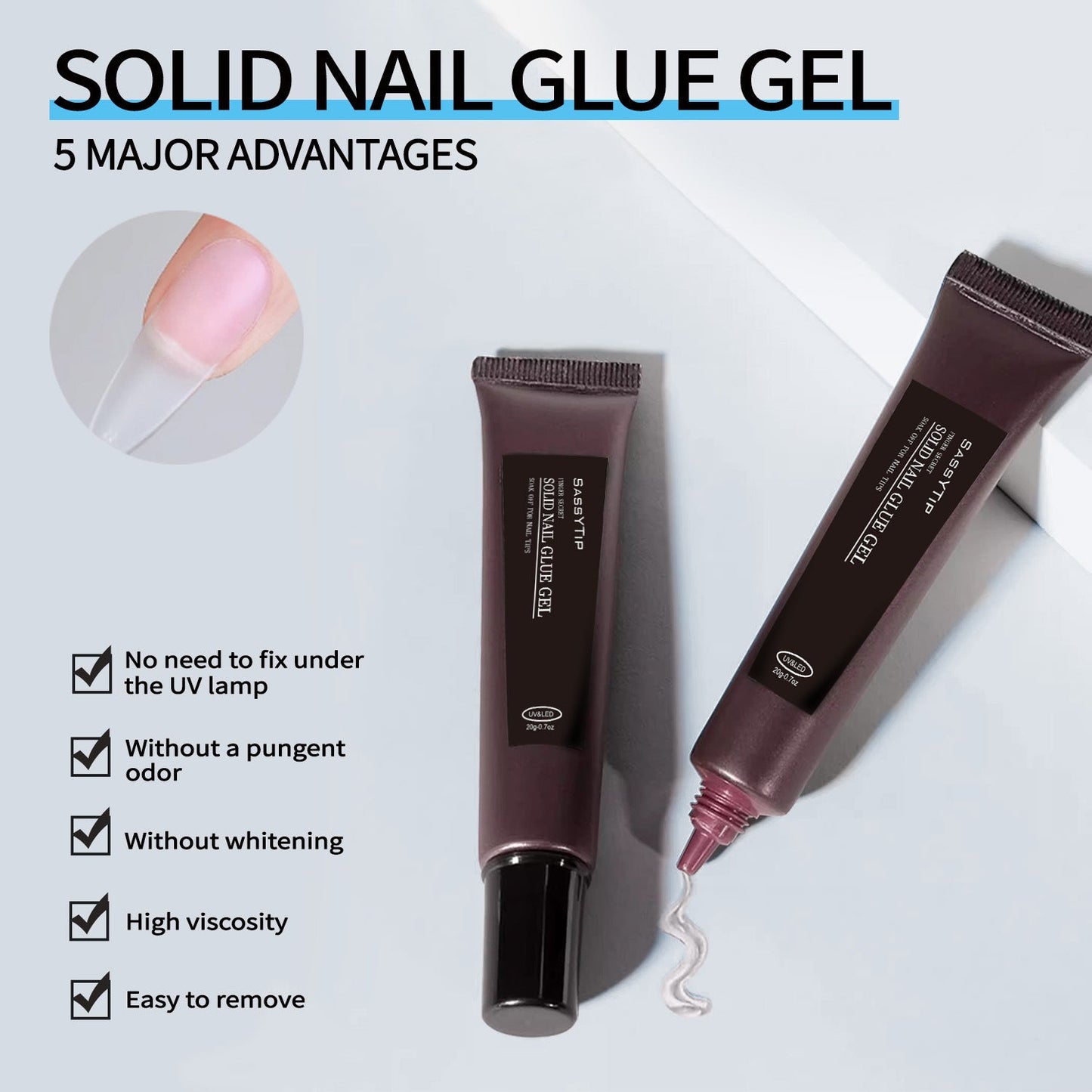 Nail Removal Made Easy – 3-in-1 Solid Gel Remover Pen Set with U-Shaped LED Light