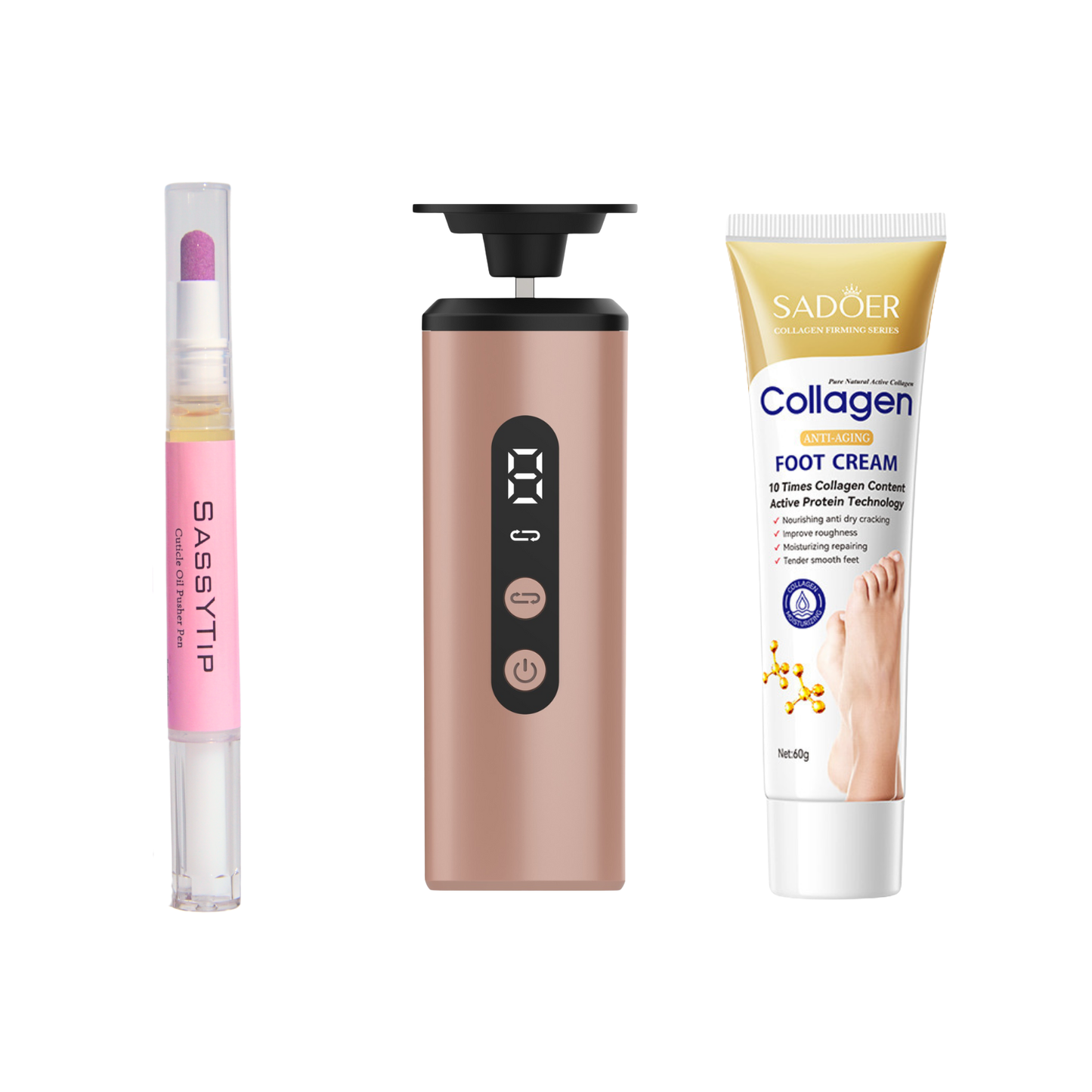 Complete Foot Care Kit – Exfoliating Pen 2.0 + Nourishing Foot Cream + Callus Remover Tool