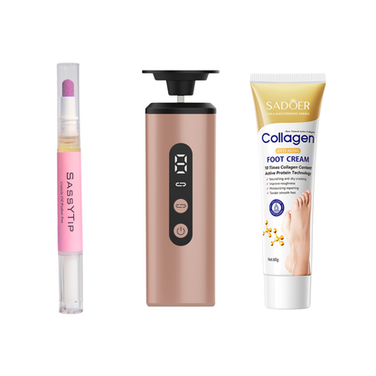 Complete Foot Care Kit – Exfoliating Pen 2.0 + Nourishing Foot Cream + Callus Remover Tool