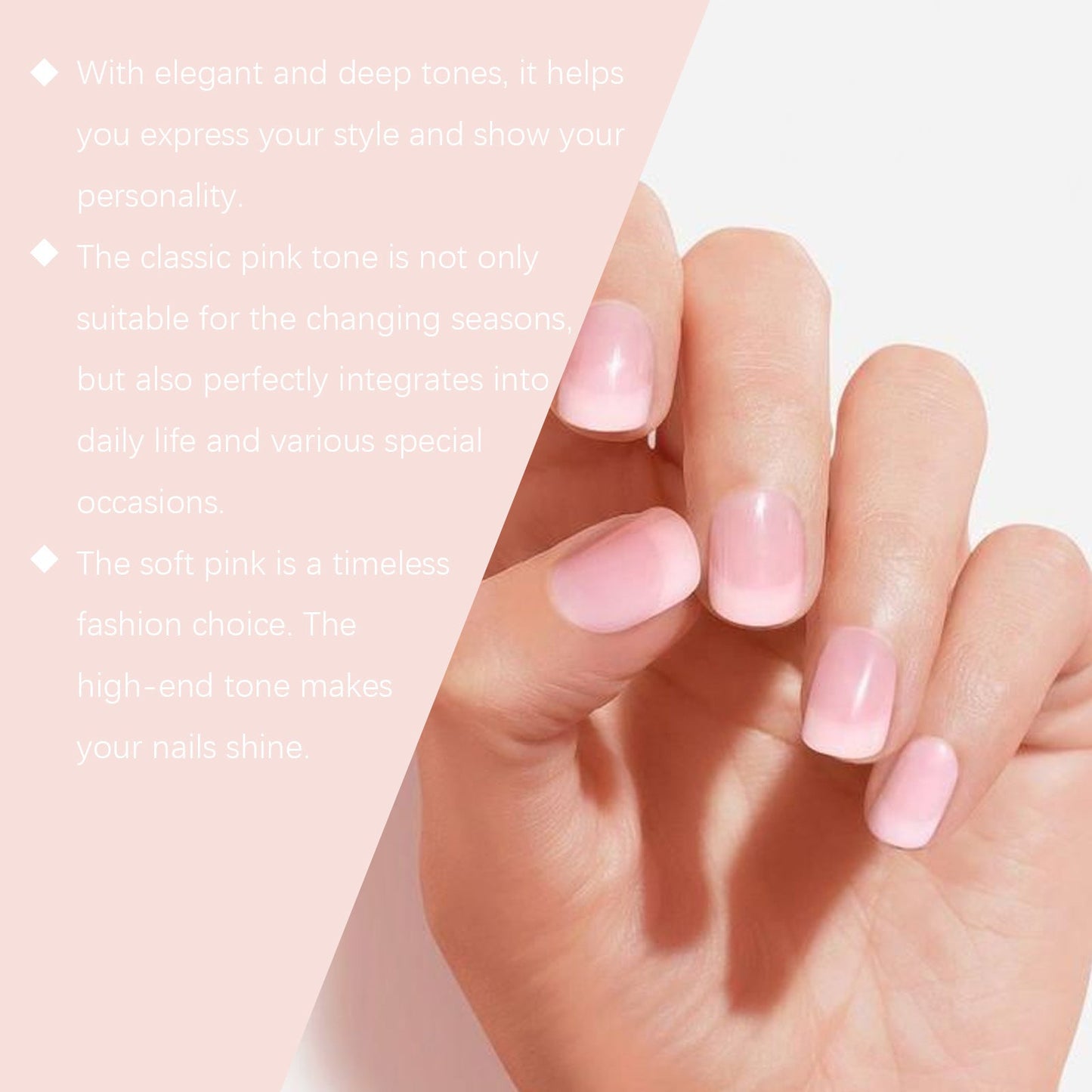 Model's hands showcasing SassyTip autumn/winter jelly nail polish for stylish nails