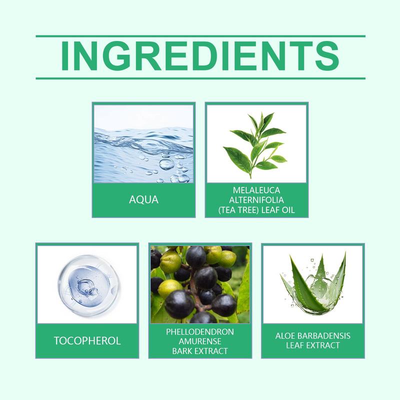 Herbal Antimicrobial Foot Spray with Tea Tree Oil, 100ml