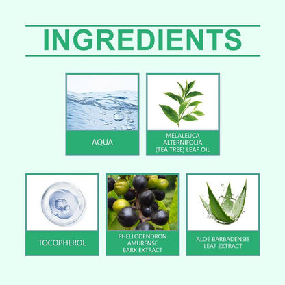 Herbal Antimicrobial Foot Spray with Tea Tree Oil, 100ml