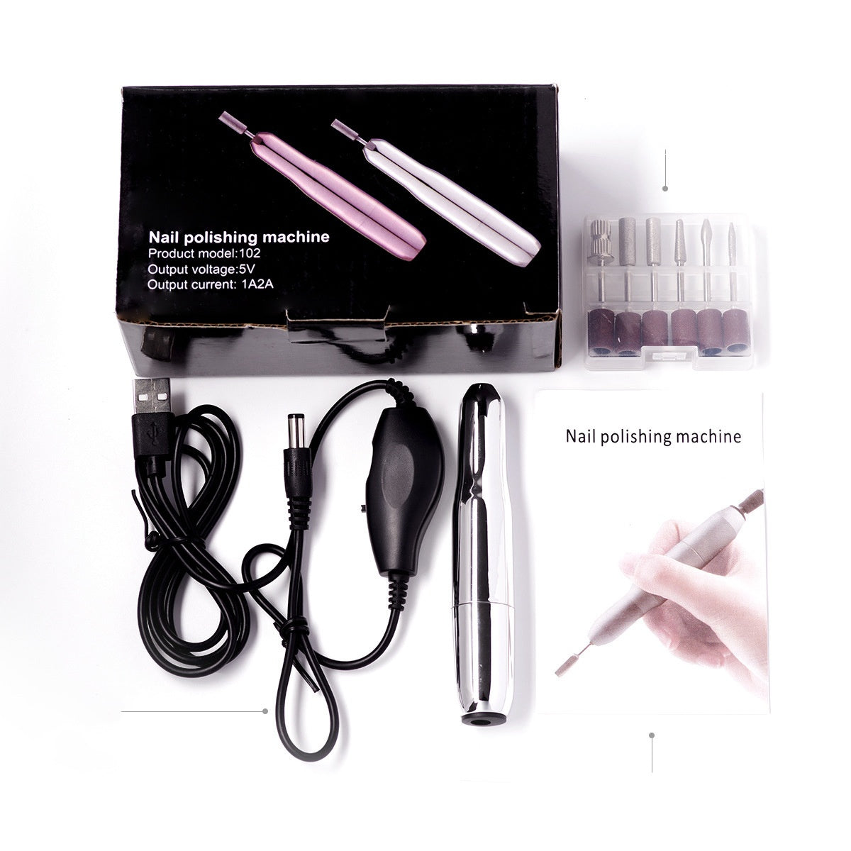 💅 Portable Electric Nail Drill Pen – USB Rechargeable & Perfect for Beginners