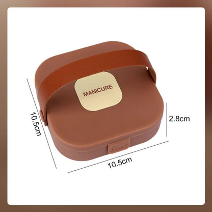 🔥 Splash-Proof Portable 7-PCS Nail Clipper Manicure Set