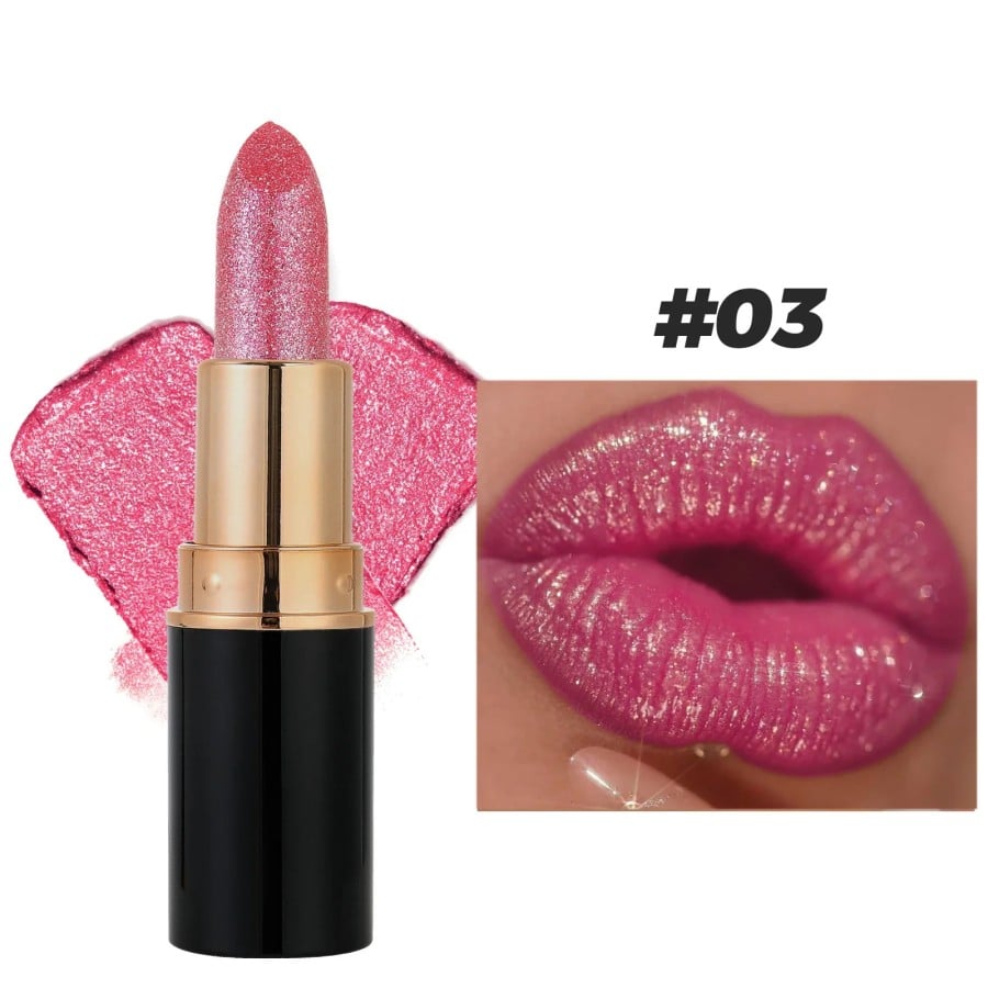Diamond Lip Gloss Glitter Lipstick Waterproof