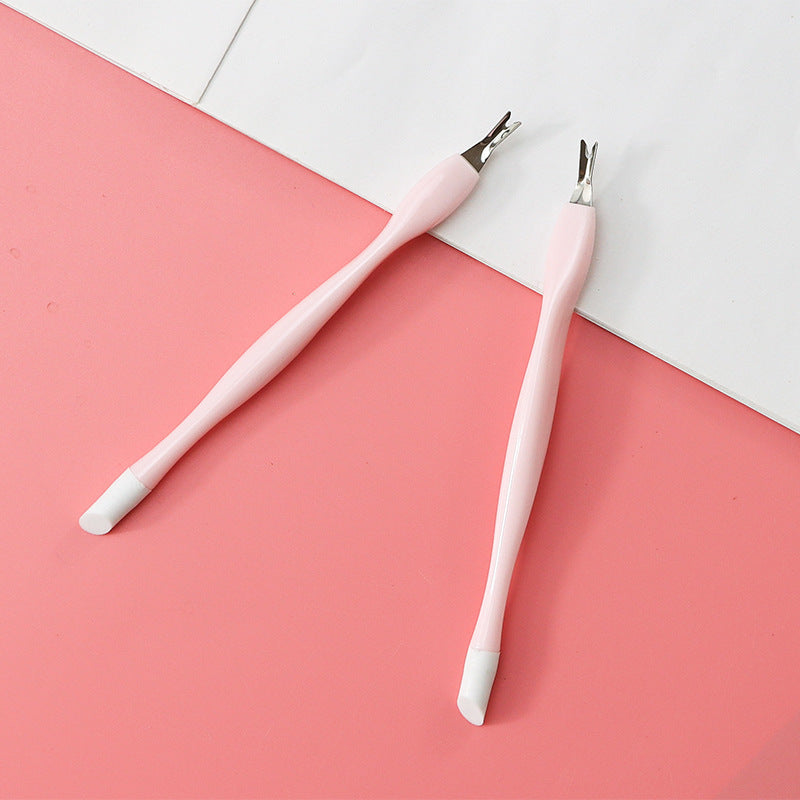 6-Piece 2-in-1 Nail Care & Art Tool Set – Dual-Ended Cuticle Fork & Dotting Pens