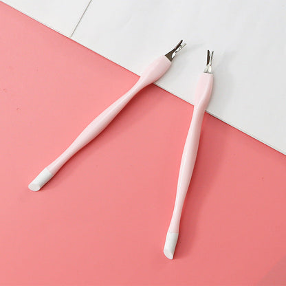 6-Piece 2-in-1 Nail Care & Art Tool Set – Dual-Ended Cuticle Fork & Dotting Pens