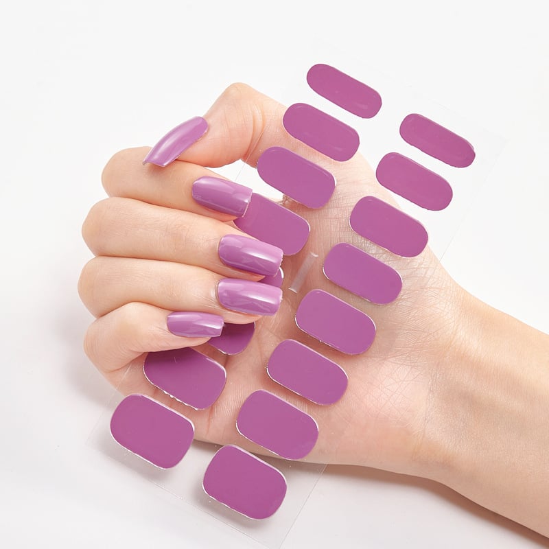 💅SEMICURED UV GEL NAIL STICKERS KIT