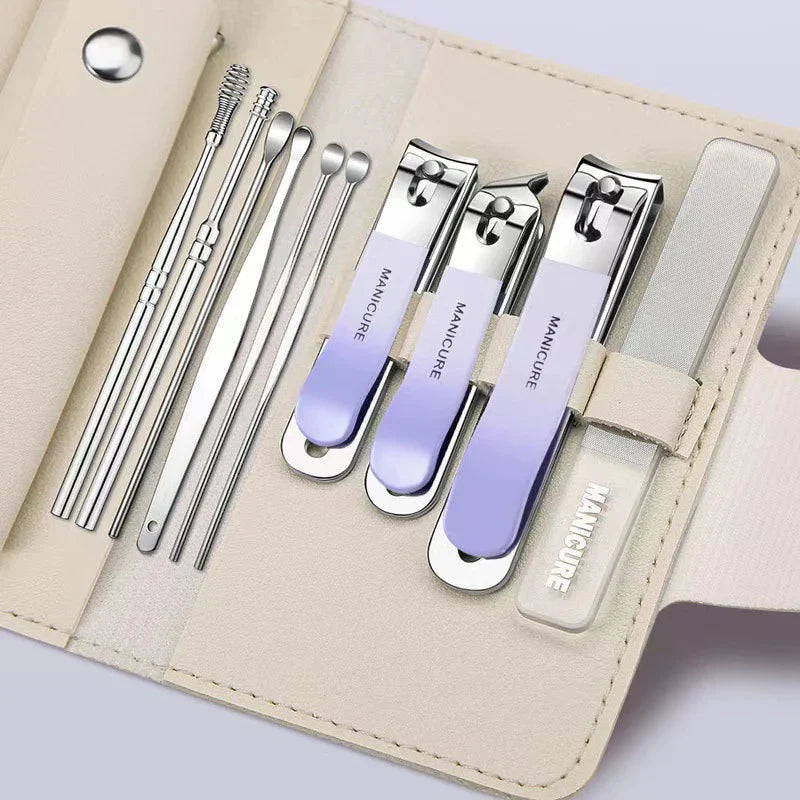 💼 10-Piece Nail Care Set – All-in-One Grooming Essentials