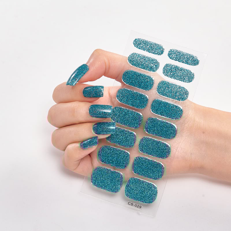 💅SEMICURED UV GEL NAIL STICKERS KIT