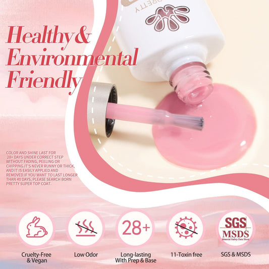 6 Colors Jelly Gel Set Jelly Pink Forever 7ml