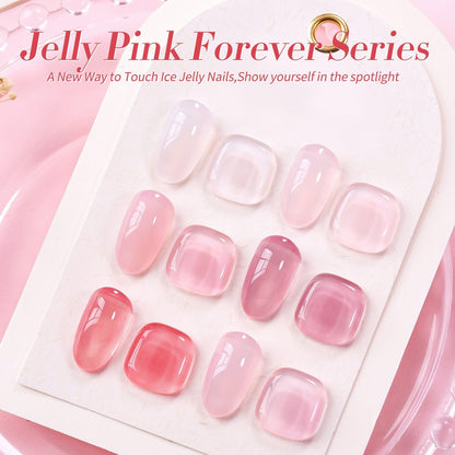 6 Colors Jelly Gel Set Jelly Pink Forever 7ml