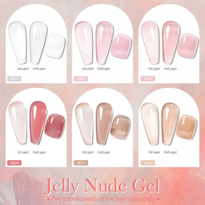 250g Jelly Nude Gel Polish