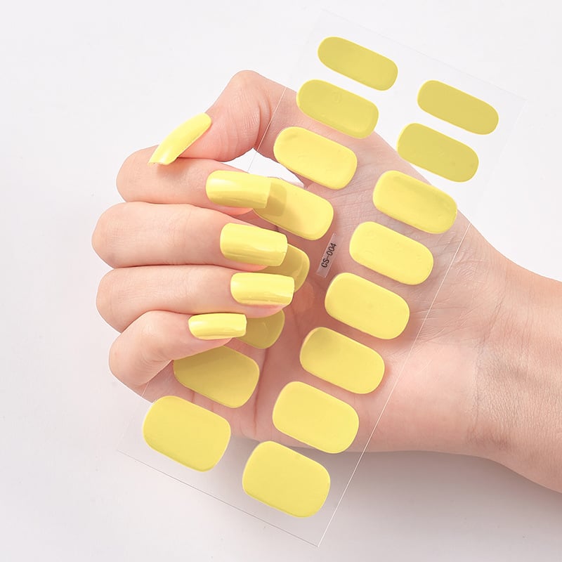 💅SEMICURED UV GEL NAIL STICKERS KIT