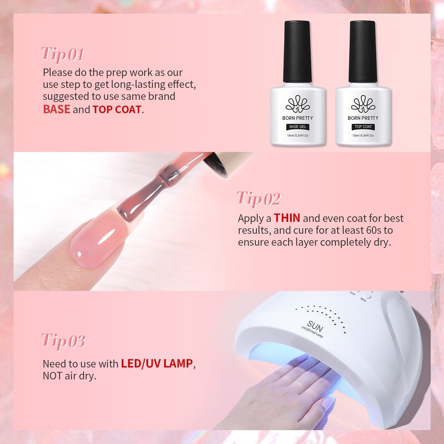 6 Colors Misty Rose Semi Jelly Gel Polish Set 7ml