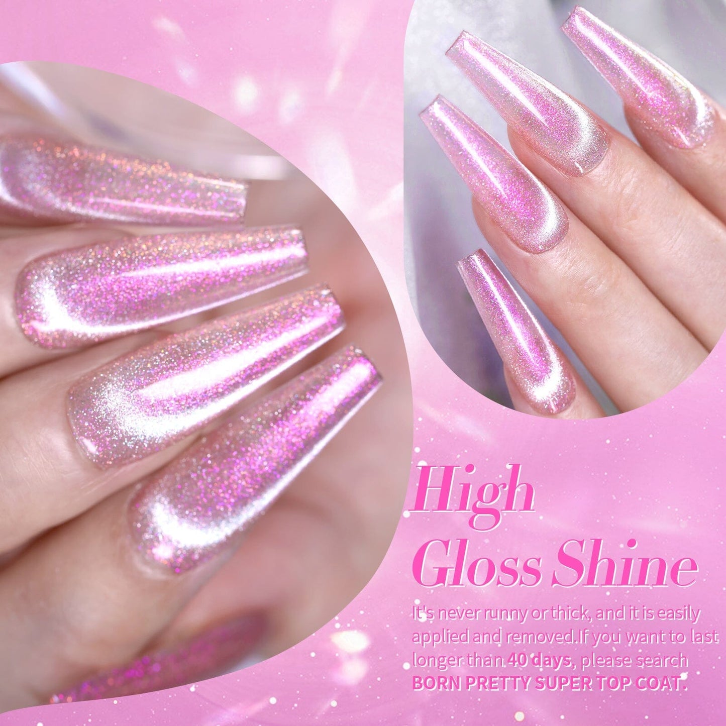 4 Colors Cat Magnetic Gel Polish Set Jelly Pink Auroras 5ml