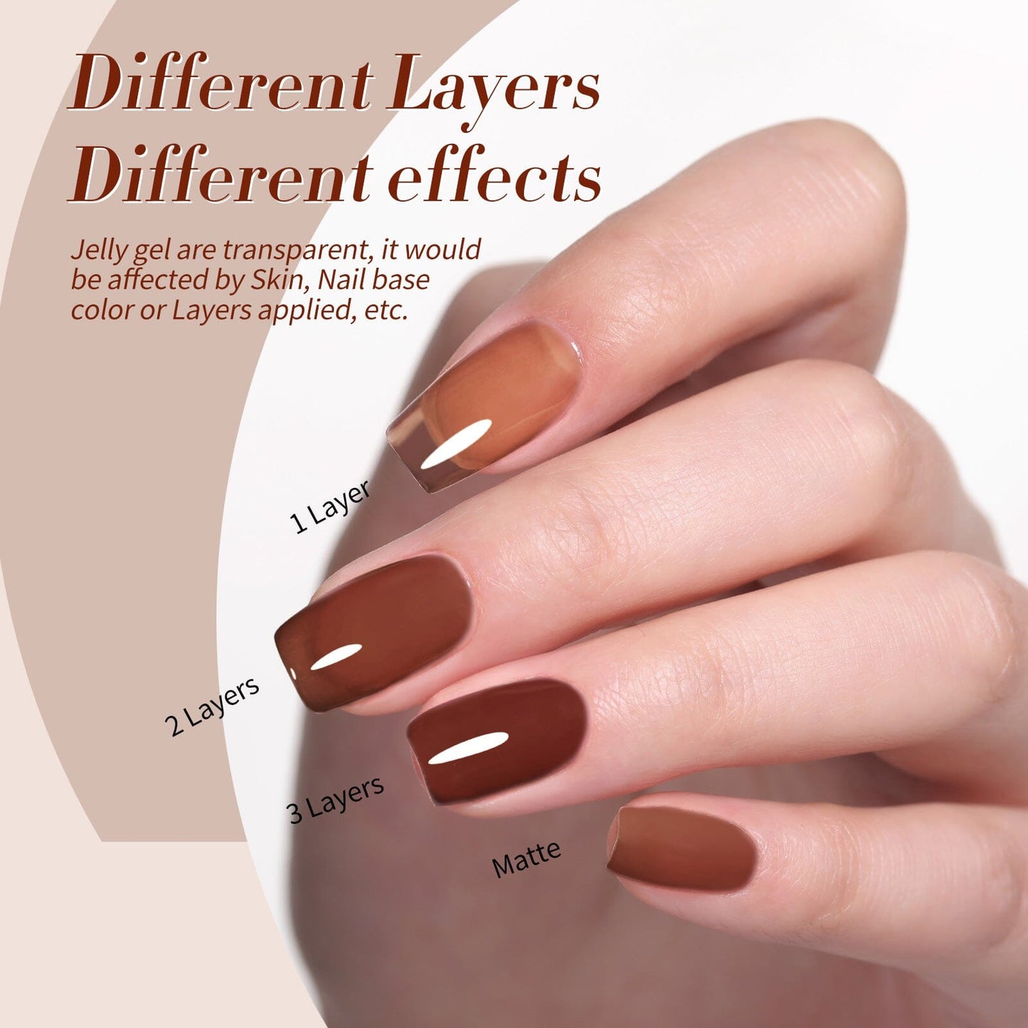 6 Colors Jelly Gel Polish Set Cozy Hearth Milky 7ml