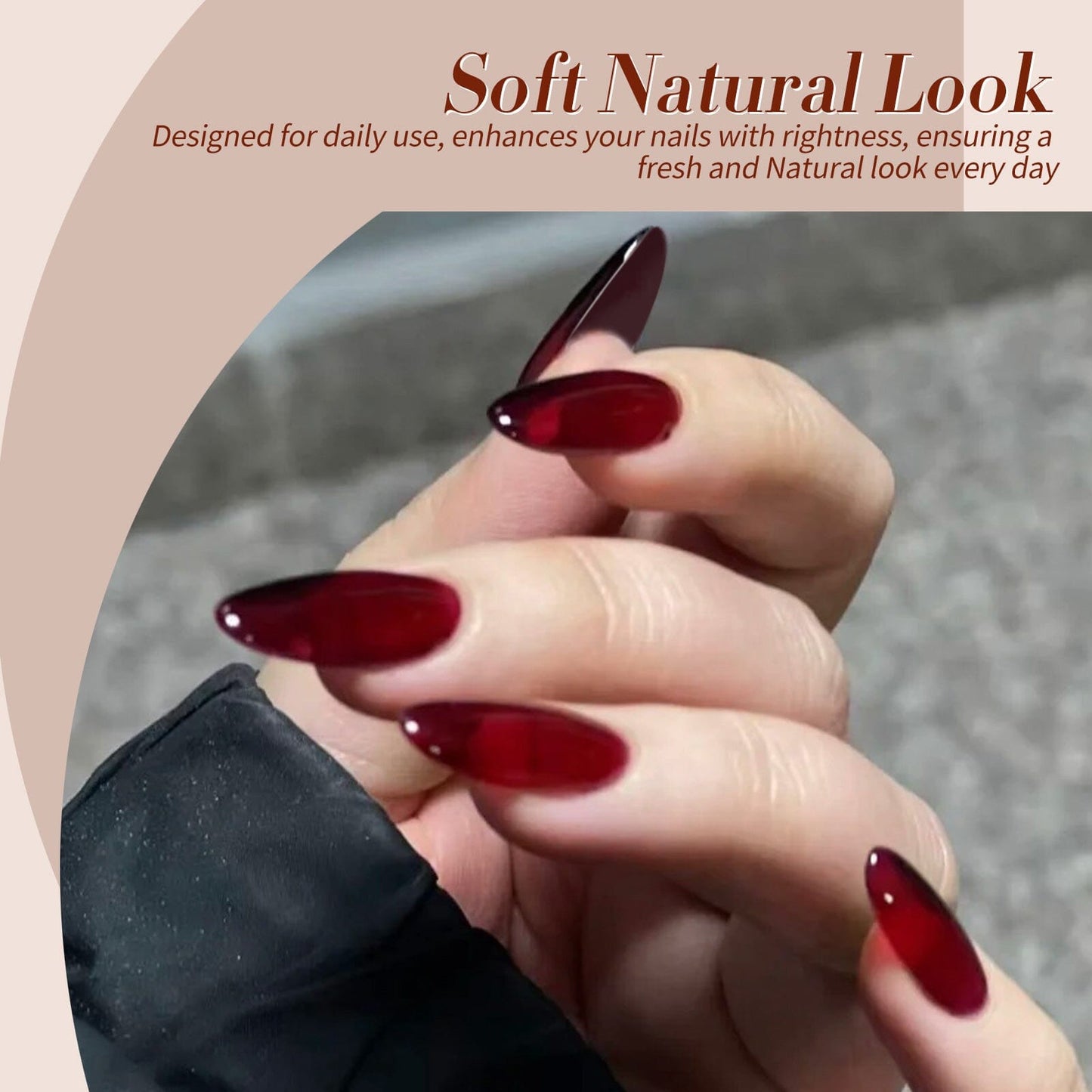6 Colors Jelly Gel Polish Set Cozy Hearth Milky 7ml