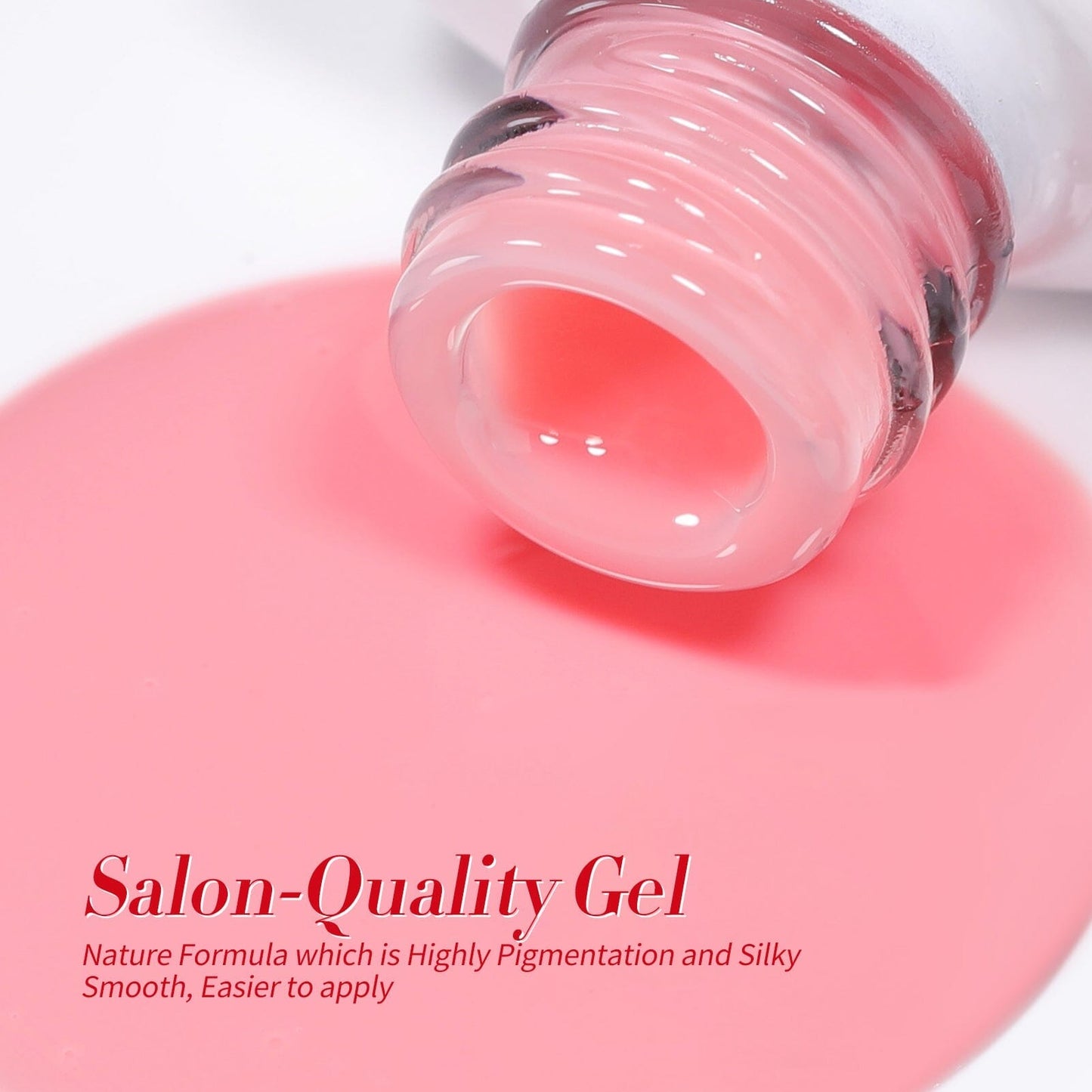 4 Colors Jelly Gel Polish Set Rosy Aura 7ml