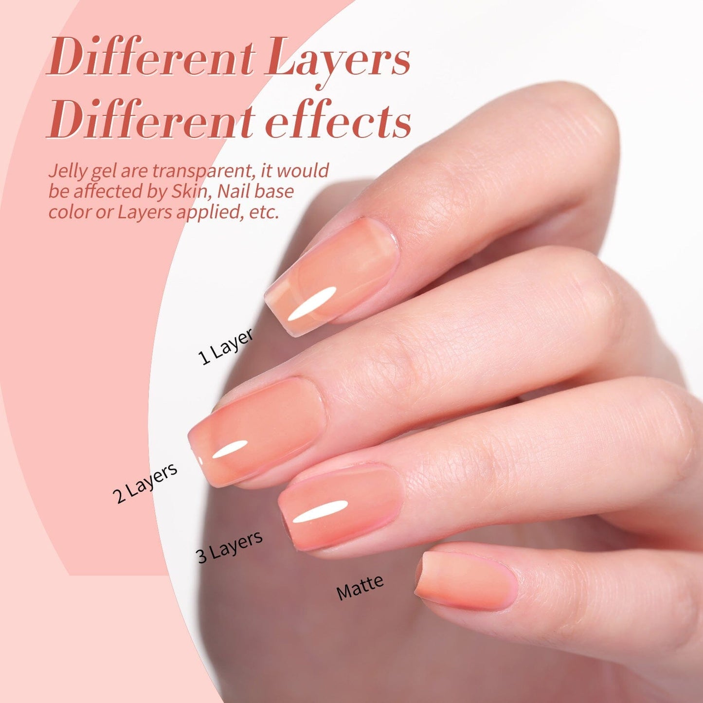 4 Colors Milky Jelly Gel Set Floral Hush 7ml