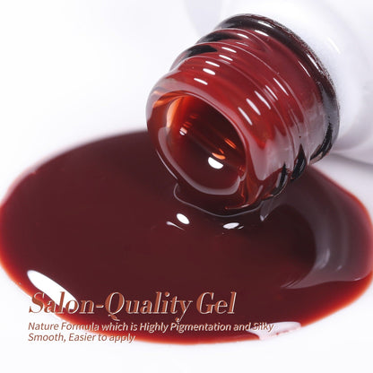 4 Colors Autumn Ember Milky Jelly Gel Set 7ml