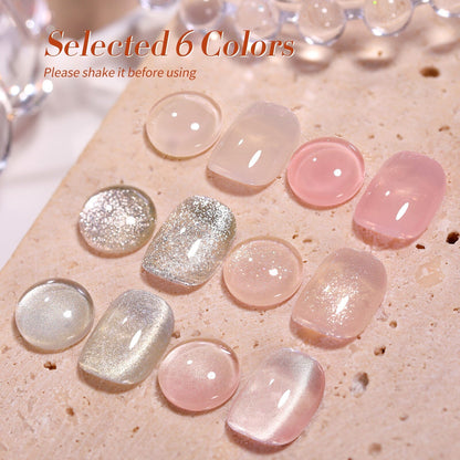 6 Colors Gel Polish Love Letter Mixed Set 7ml