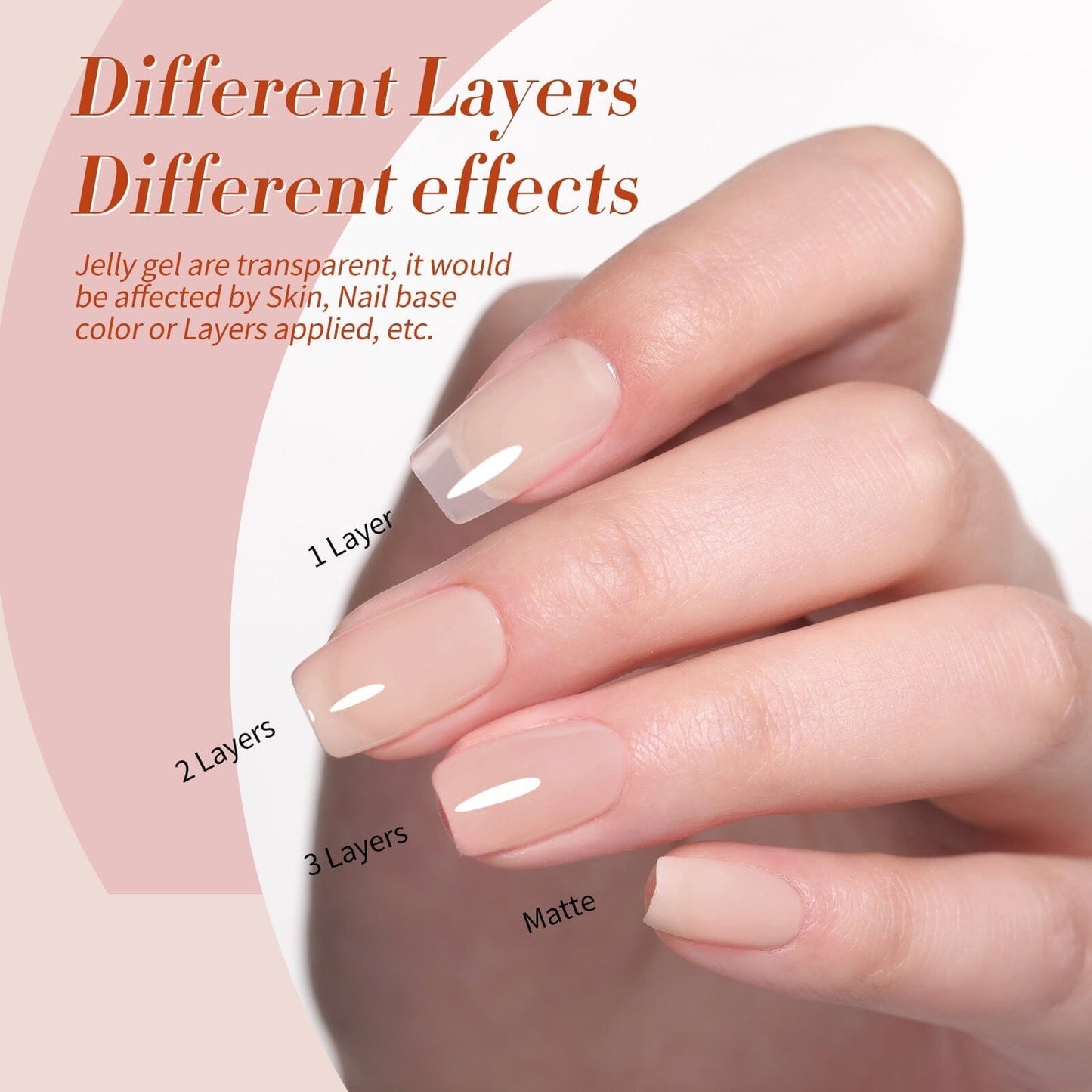 6 Colors Gel Polish Love Letter Mixed Set 7ml