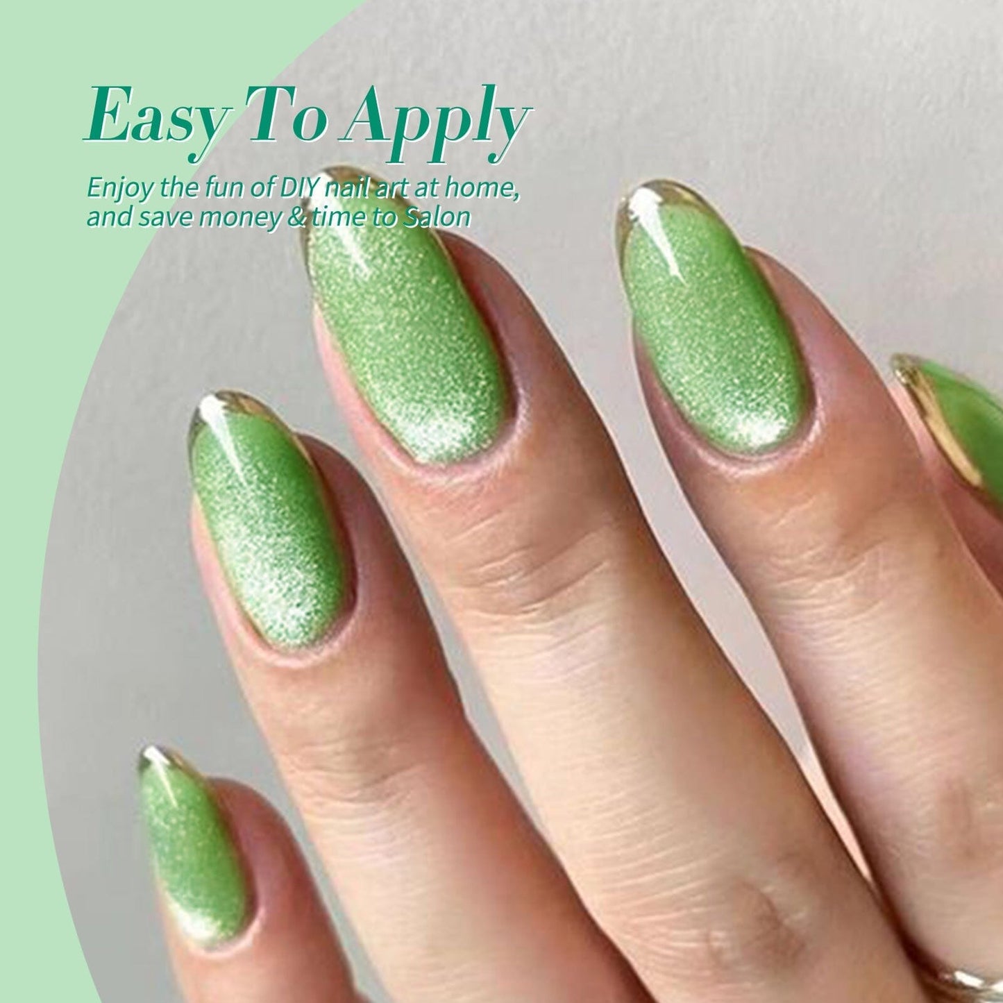 6 Colors Jelly Magnetic Gel Polish Set Fireflies Forest 7ml