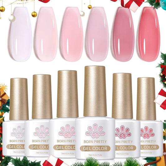 6 Colors Jelly Gel Set Jelly Pink Forever 7ml