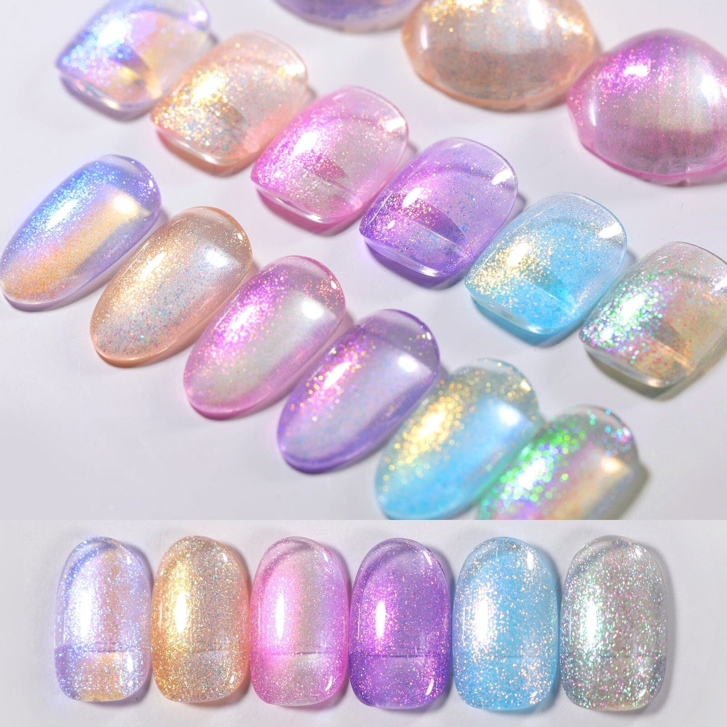 6 Colors Jelly Gel Polish Set T06 Conch Spirit 7ml