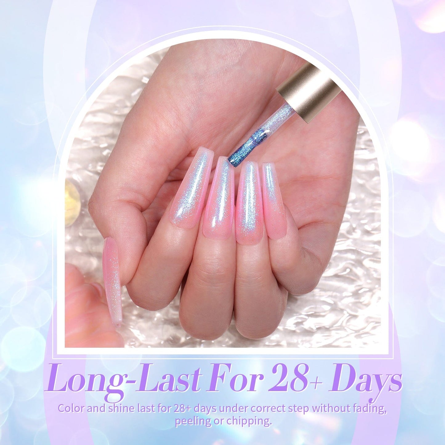 6 Colors Jelly Gel Polish Set T06 Conch Spirit 7ml