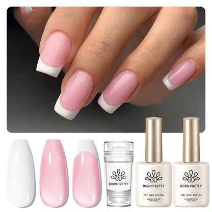 3pcs French Nails Kit #02