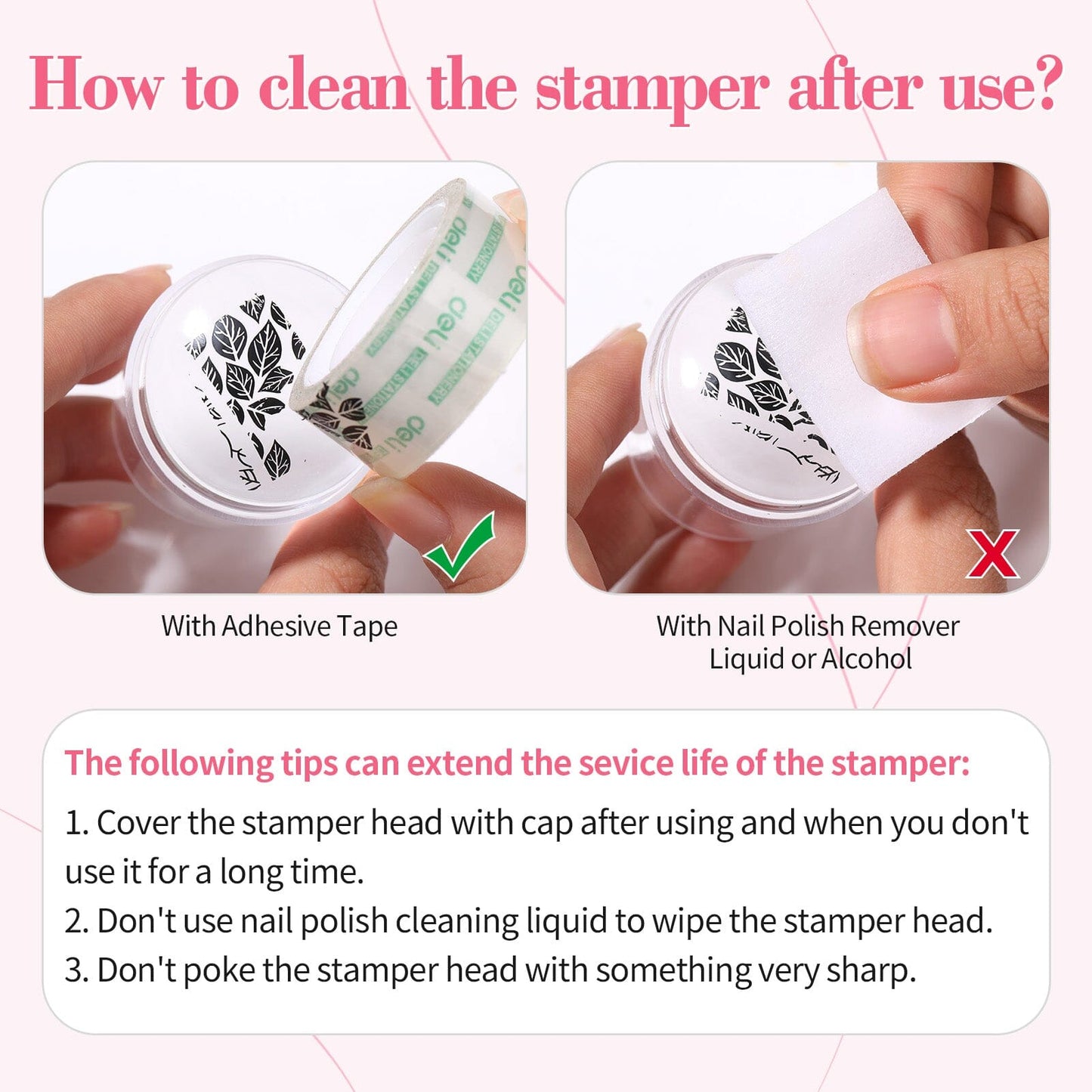 3pcs French Nails Kit #02