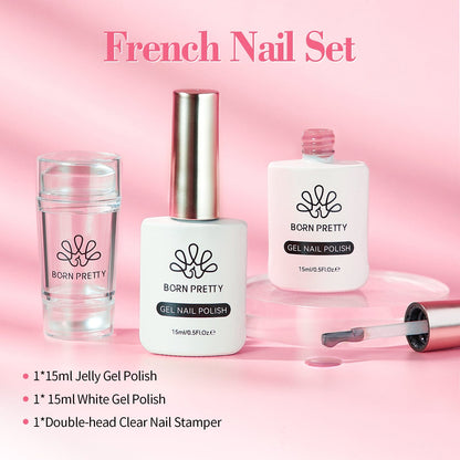 3pcs French Nails Kit #03
