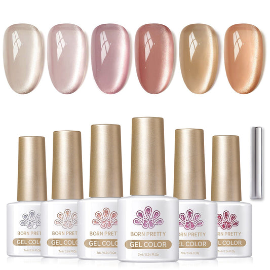 6 Colors Moonlight Cat Magnetic Gel Polish Set 7ml