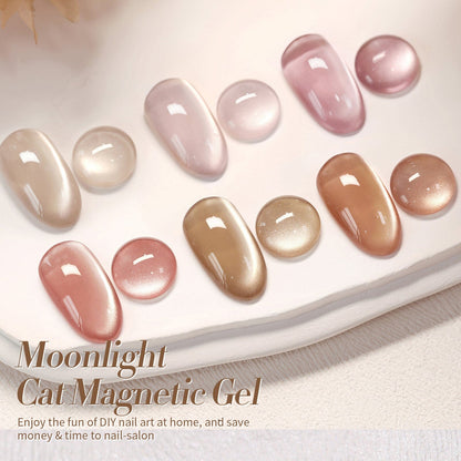 6 Colors Moonlight Cat Magnetic Gel Polish Set 7ml