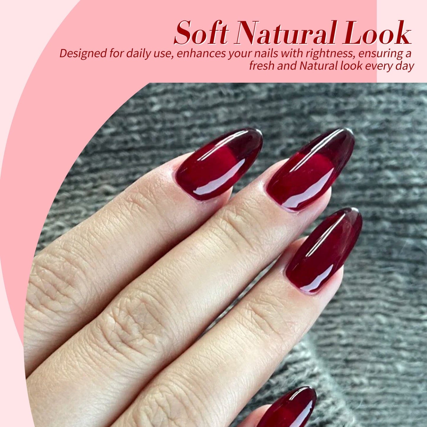 4 Colors Ruby Rose Jelly Gel Polish Set 7ml
