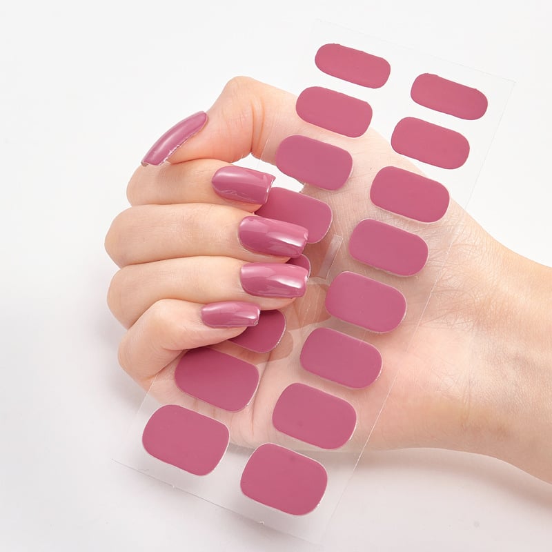 💅SEMICURED UV GEL NAIL STICKERS KIT