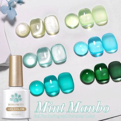 6 Colors Mint Manbo Gel Polish Set 01 10ml