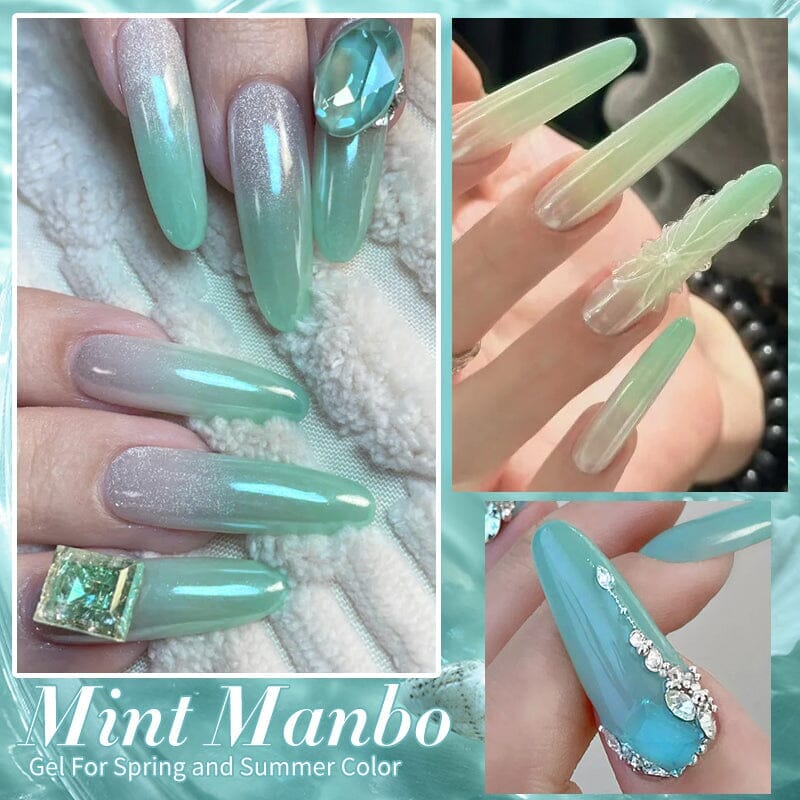 6 Colors Mint Manbo Gel Polish Set 01 10ml